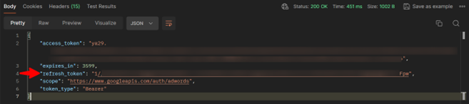 Azure Synapse/ Data Factory - Response Example