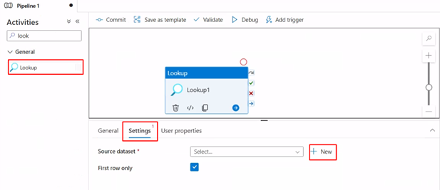 Azure Synapse/ Data Factory - Creating a dataset using Google Ads linked service