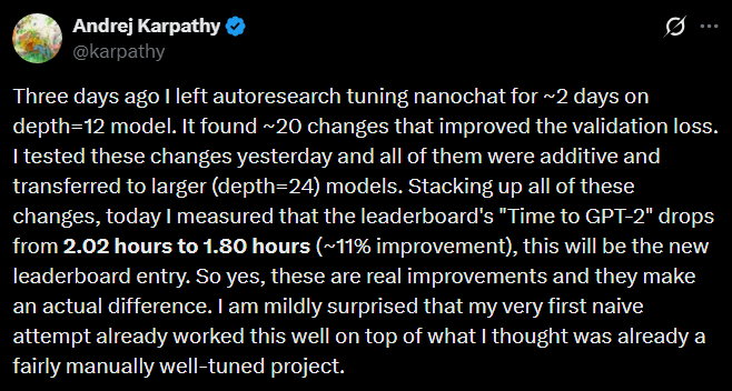 Karpathy Autoresearch